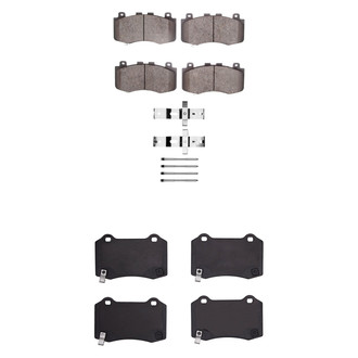 R1 Concepts® - Semi-Metallic Front and Rear Brake Pad Set