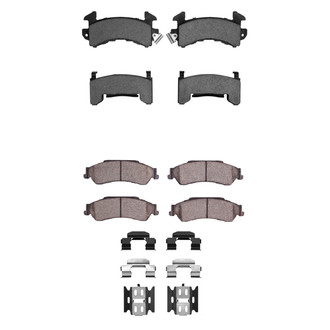 R1 Concepts® - Performance Off-Road/Tow High Friction Formulation Front and Rear Brake Pad Set