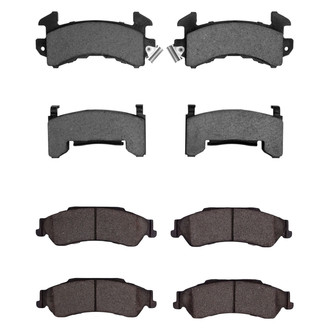 R1 Concepts® - Performance Off-Road/Tow High Friction Formulation Front and Rear Brake Pad Set