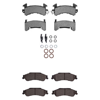 R1 Concepts® - Performance Off-Road/Tow High Friction Formulation Front and Rear Brake Pad Set
