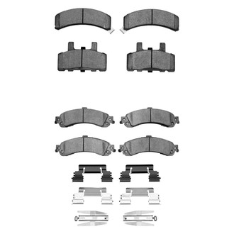 R1 Concepts® - Performance Off-Road/Tow High Friction Formulation Front and Rear Brake Pad Set