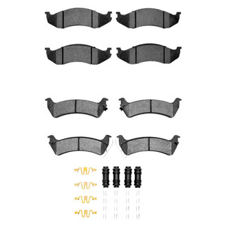 R1 Concepts® - Performance Off-Road/Tow High Friction Formulation Front and Rear Brake Pad Set