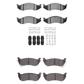 R1 Concepts® - Performance Off-Road/Tow High Friction Formulation Front and Rear Brake Pad Set
