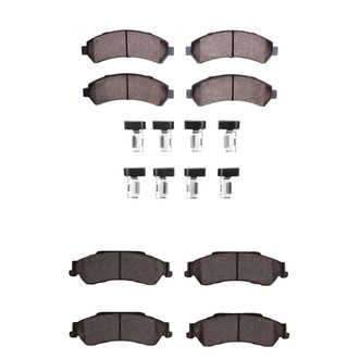 R1 Concepts® - Performance Off-Road/Tow High Friction Formulation Front and Rear Brake Pad Set