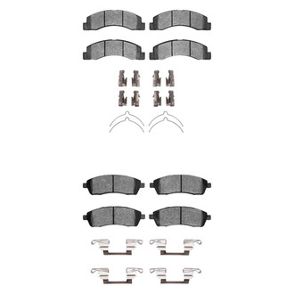 R1 Concepts® - Performance Off-Road/Tow High Friction Formulation Front and Rear Brake Pad Set