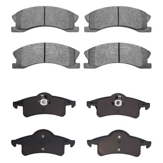 R1 Concepts® - Performance Off-Road/Tow High Friction Formulation Front and Rear Brake Pad Set