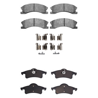 R1 Concepts® - Performance Off-Road/Tow High Friction Formulation Front and Rear Brake Pad Set