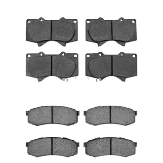 R1 Concepts® - Performance Off-Road/Tow High Friction Formulation Front and Rear Brake Pad Set