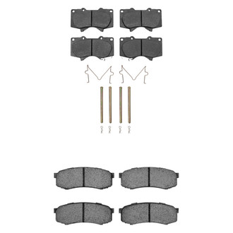 R1 Concepts® - Performance Off-Road/Tow High Friction Formulation Front and Rear Brake Pad Set