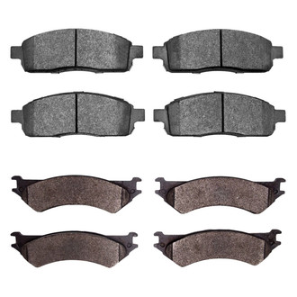 R1 Concepts® - Performance Off-Road/Tow High Friction Formulation Front and Rear Brake Pad Set