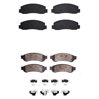 R1 Concepts® - Performance Off-Road/Tow High Friction Formulation Front and Rear Brake Pad Set