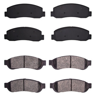 R1 Concepts® - Performance Off-Road/Tow High Friction Formulation Front and Rear Brake Pad Set