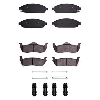 R1 Concepts® - Performance Off-Road/Tow High Friction Formulation Front and Rear Brake Pad Set
