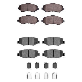 R1 Concepts® - Performance Off-Road/Tow High Friction Formulation Front and Rear Brake Pad Set