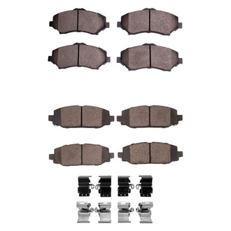 R1 Concepts® - Performance Off-Road/Tow High Friction Formulation Front and Rear Brake Pad Set