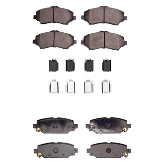 R1 Concepts® - Performance Off-Road/Tow High Friction Formulation Front and Rear Brake Pad Set