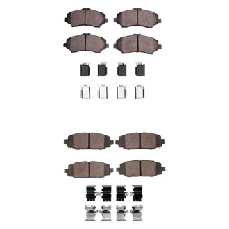 R1 Concepts® - Performance Off-Road/Tow High Friction Formulation Front and Rear Brake Pad Set