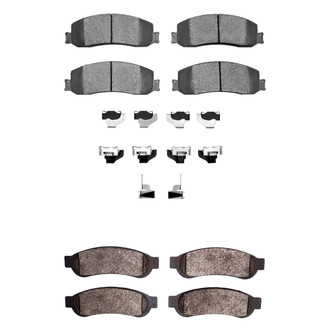 R1 Concepts® - Performance Off-Road/Tow High Friction Formulation Front and Rear Brake Pad Set
