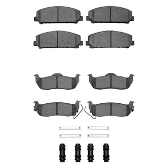 R1 Concepts® - Performance Off-Road/Tow High Friction Formulation Front and Rear Brake Pad Set