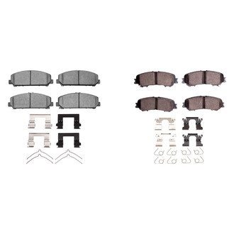 R1 Concepts® - Performance Off-Road/Tow High Friction Formulation Front and Rear Brake Pad Set