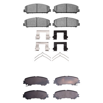 R1 Concepts® - Performance Off-Road/Tow High Friction Formulation Front and Rear Brake Pad Set