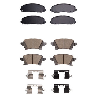 R1 Concepts® - Performance Off-Road/Tow High Friction Formulation Front and Rear Brake Pad Set