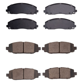 R1 Concepts® - Performance Off-Road/Tow High Friction Formulation Front and Rear Brake Pad Set