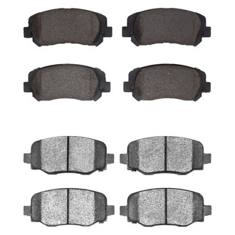 R1 Concepts® - Performance Off-Road/Tow High Friction Formulation Front and Rear Brake Pad Set