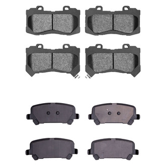 R1 Concepts® - Performance Off-Road/Tow High Friction Formulation Front and Rear Brake Pad Set