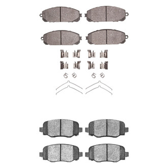R1 Concepts® - Performance Off-Road/Tow High Friction Formulation Front and Rear Brake Pad Set
