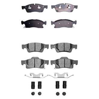 R1 Concepts® - Performance Off-Road/Tow High Friction Formulation Front and Rear Brake Pad Set