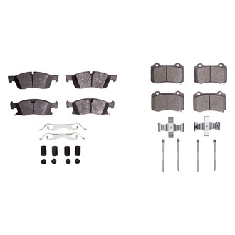 R1 Concepts® - Performance Off-Road/Tow High Friction Formulation Front and Rear Brake Pad Set