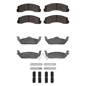 R1 Concepts® - Performance Off-Road/Tow High Friction Formulation Front and Rear Brake Pad Set