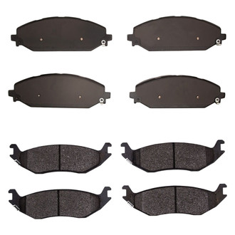 R1 Concepts® - Performance Off-Road/Tow High Friction Formulation Front and Rear Brake Pad Set