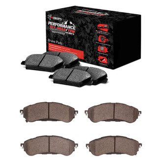R1 Concepts® - Performance Off-Road/Tow High Friction Formulation Front and Rear Brake Pad Set
