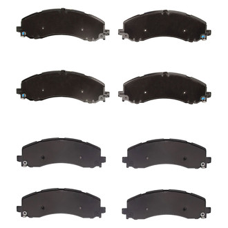 R1 Concepts® - Performance Off-Road/Tow High Friction Formulation Front and Rear Brake Pad Set