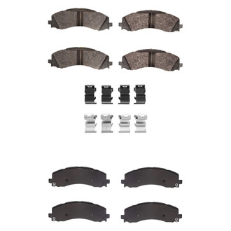 R1 Concepts® - Performance Off-Road/Tow High Friction Formulation Front and Rear Brake Pad Set