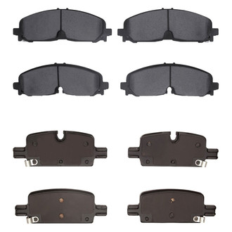 R1 Concepts® - Performance Off-Road/Tow High Friction Formulation Front and Rear Brake Pad Set