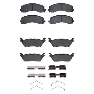 R1 Concepts® - Performance Off-Road/Tow High Friction Formulation Front and Rear Brake Pad Set
