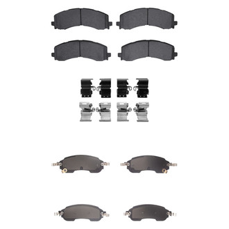 R1 Concepts® - Performance Off-Road/Tow High Friction Formulation Front and Rear Brake Pad Set