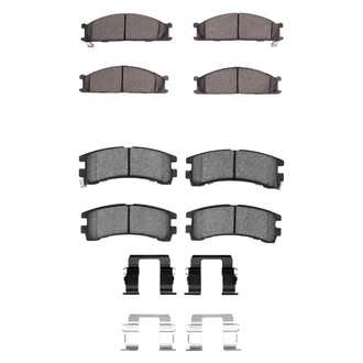 R1 Concepts® - Optimum OEp Front and Rear Brake Pad Set