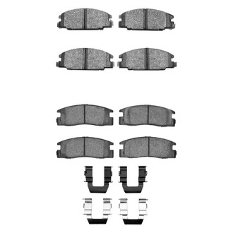 R1 Concepts® - Optimum OEp Front and Rear Brake Pad Set