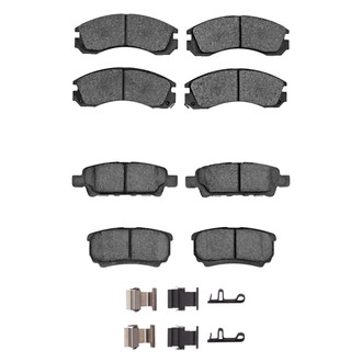 R1 Concepts® - Optimum OEp Front and Rear Brake Pad Set