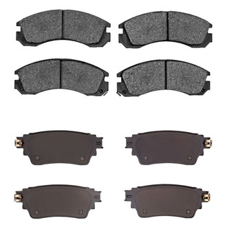 R1 Concepts® - Optimum OEp Front and Rear Brake Pad Set