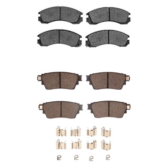 R1 Concepts® - Optimum OEp Front and Rear Brake Pad Set
