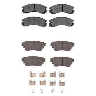 R1 Concepts® - Optimum OEp Front and Rear Brake Pad Set