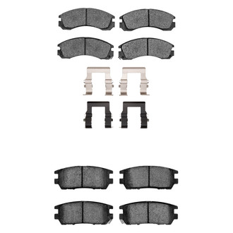 R1 Concepts® - Optimum OEp Front and Rear Brake Pad Set