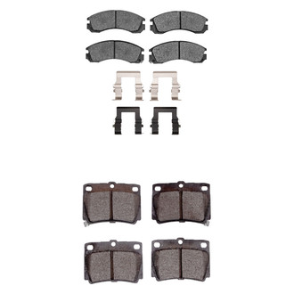 R1 Concepts® - Optimum OEp Front and Rear Brake Pad Set
