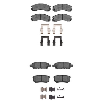 R1 Concepts® - Optimum OEp Front and Rear Brake Pad Set