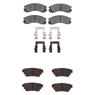 R1 Concepts® - Optimum OEp Front and Rear Brake Pad Set